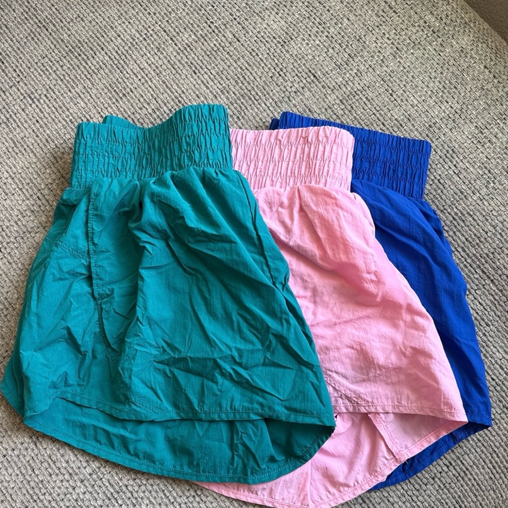 all in motion Girls' Elastic-Waist Skorts - Teal, Pink & Royal Blue